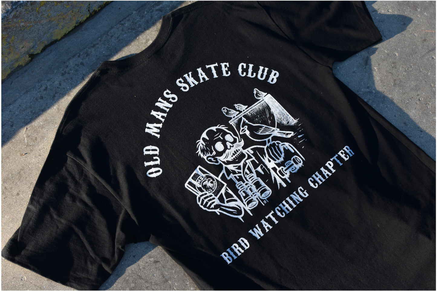 OMSC - Bird Watching - Black Tee - Tall