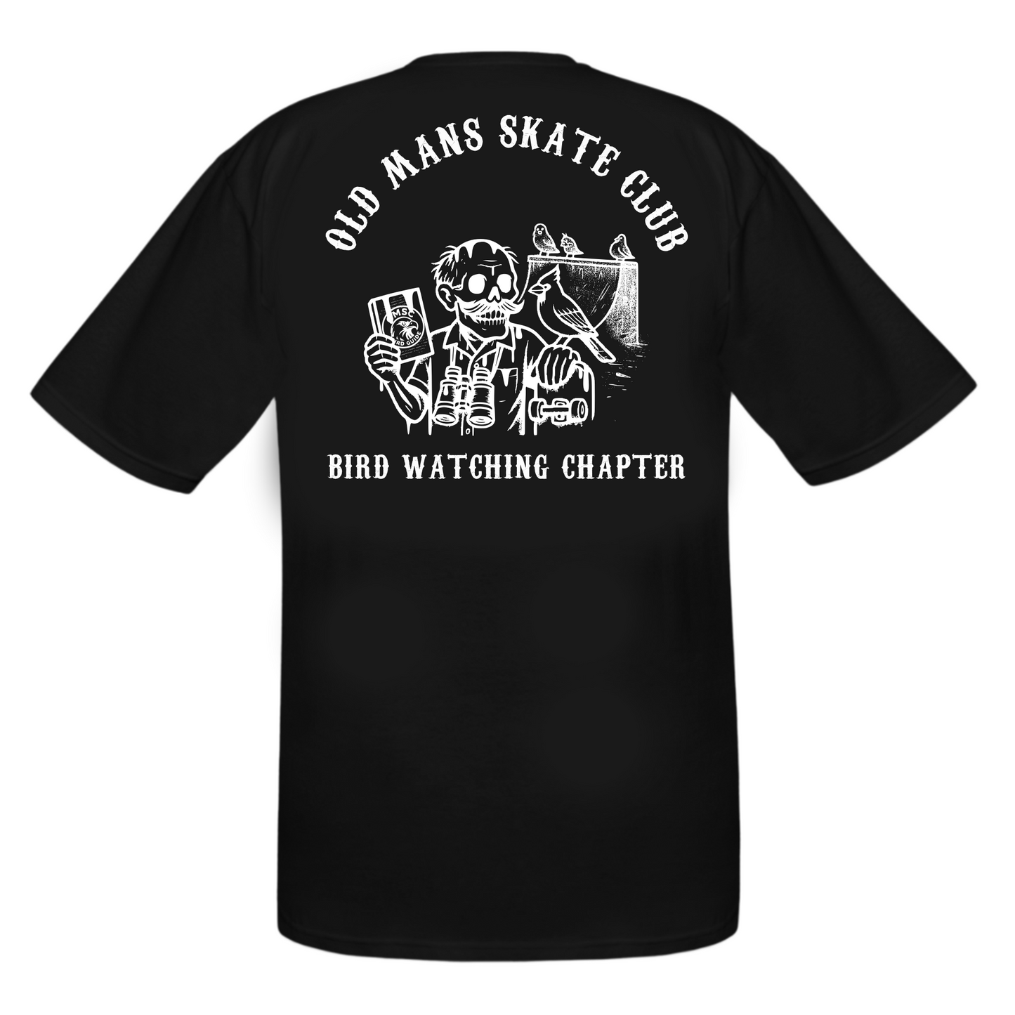 OMSC - Bird Watching - Black Tee - Tall