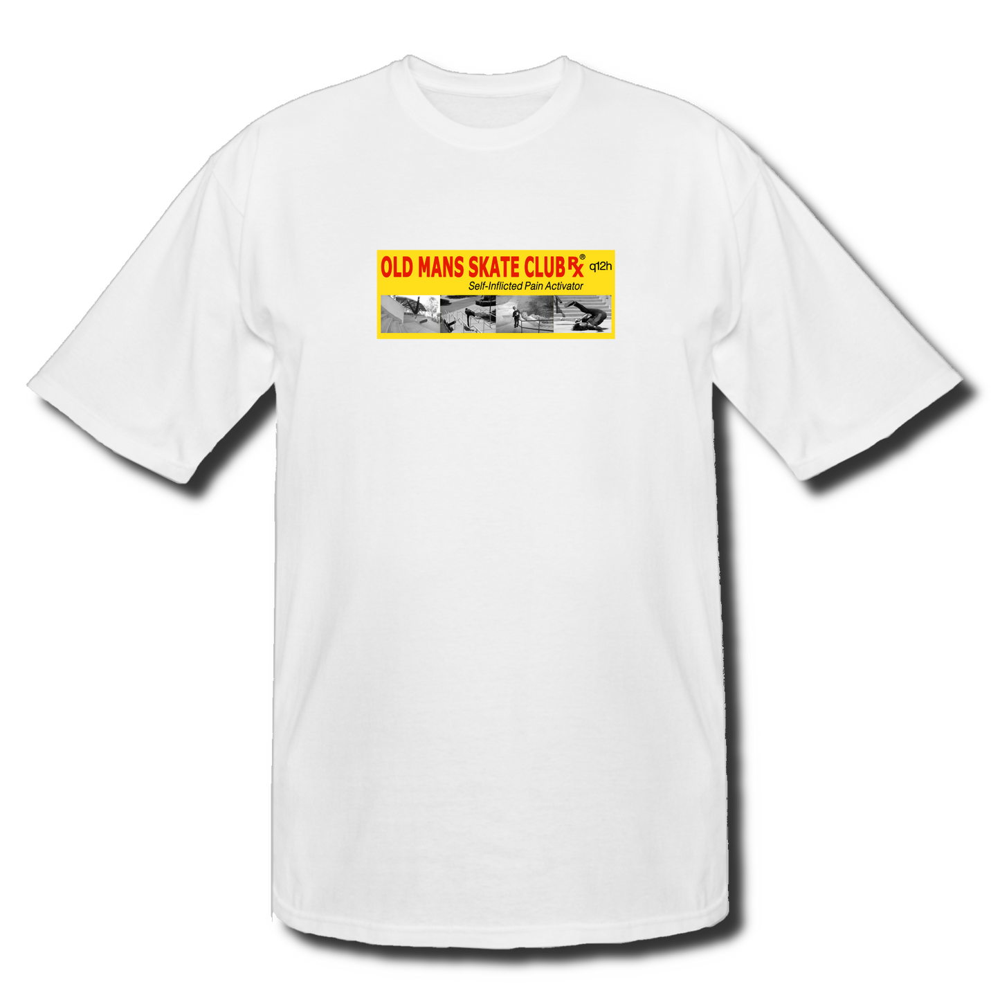 Pain Relief - White Tee - Tall