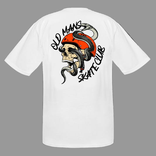 OMSC - Snake Handler - White Tee - Tall