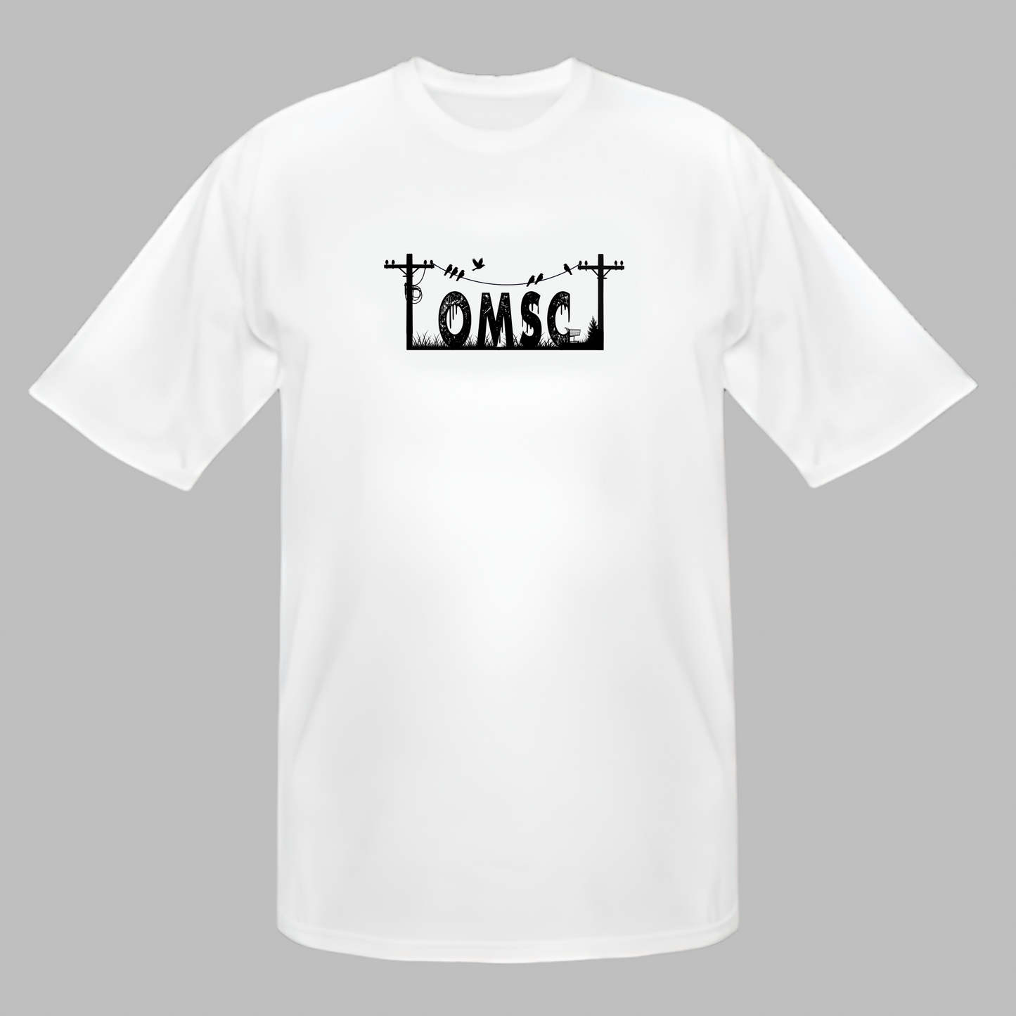 OMSC - Bird Watching - White Tee - Tall