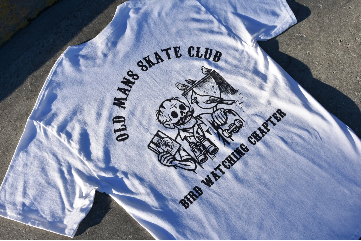 OMSC - Bird Watching - White Tee