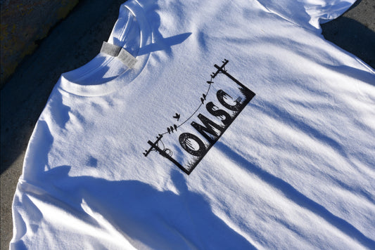 OMSC - Bird Watching - White Tee - Tall