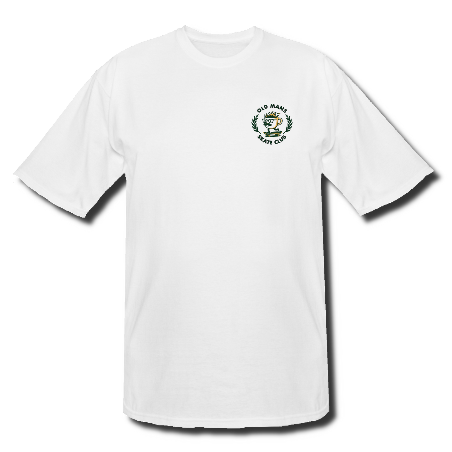 Coffee Cup - White Tee - Tall