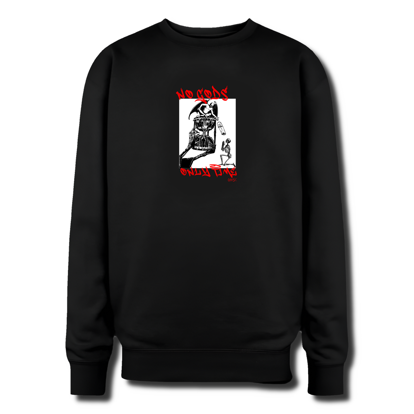 No Gods - Black Crew - Oversized