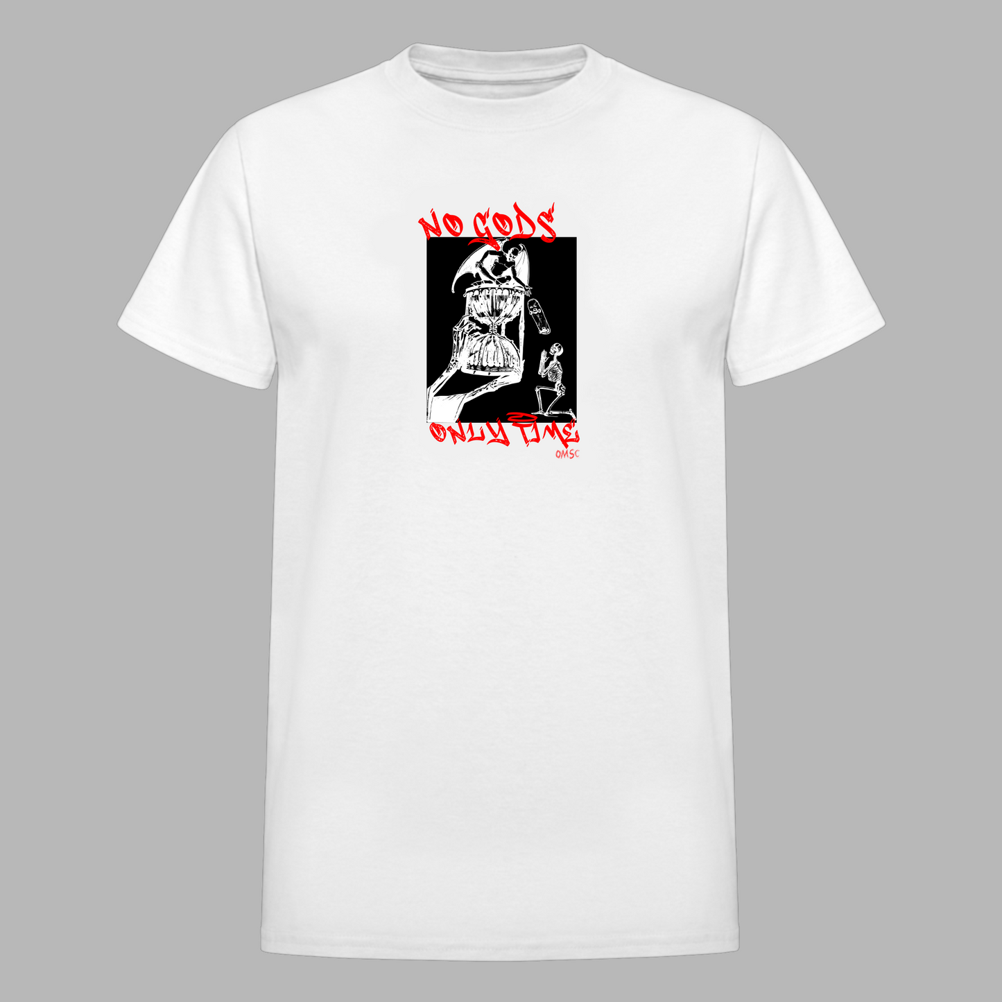 OMSC - No Gods - White Tee