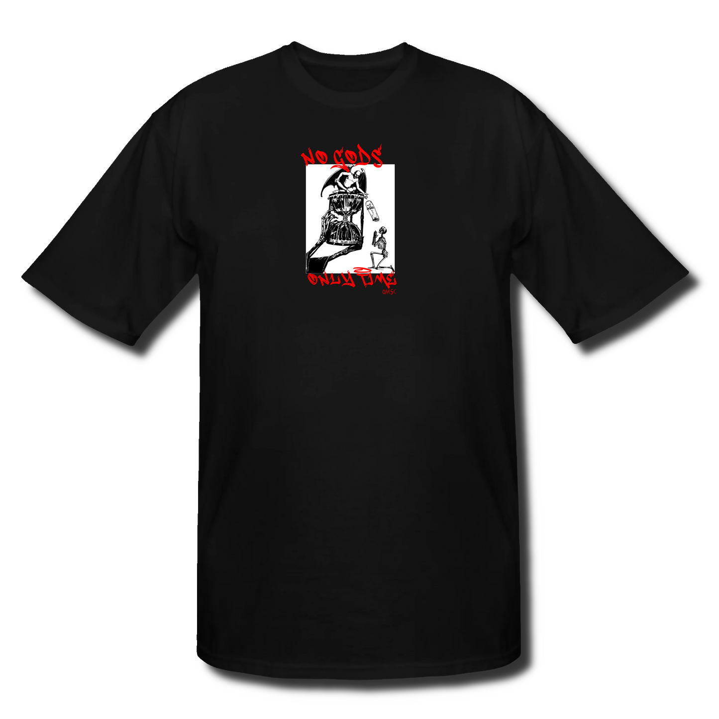 No Gods - Black Tee - Tall