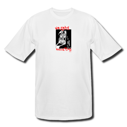 No Gods - White Tee - Tall