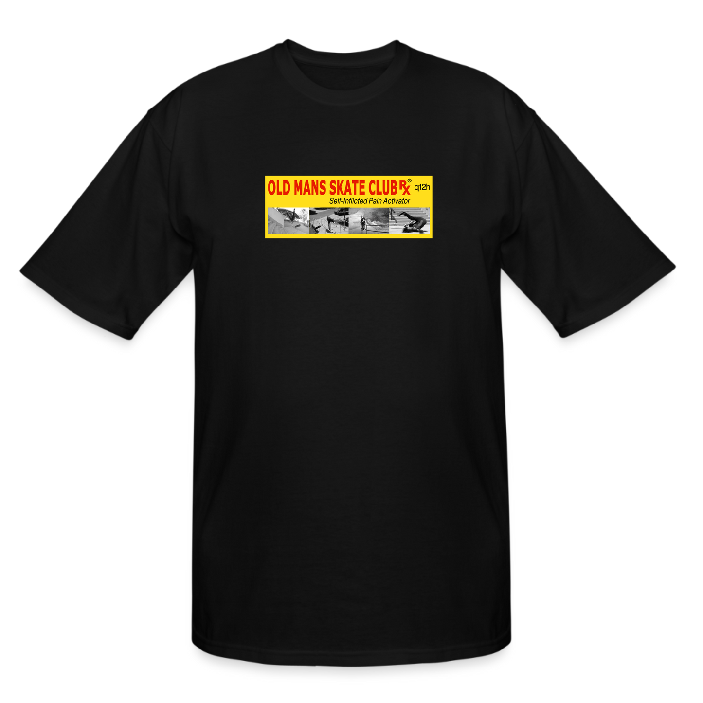 OMSC - Pain Relief - Black Tee - Tall
