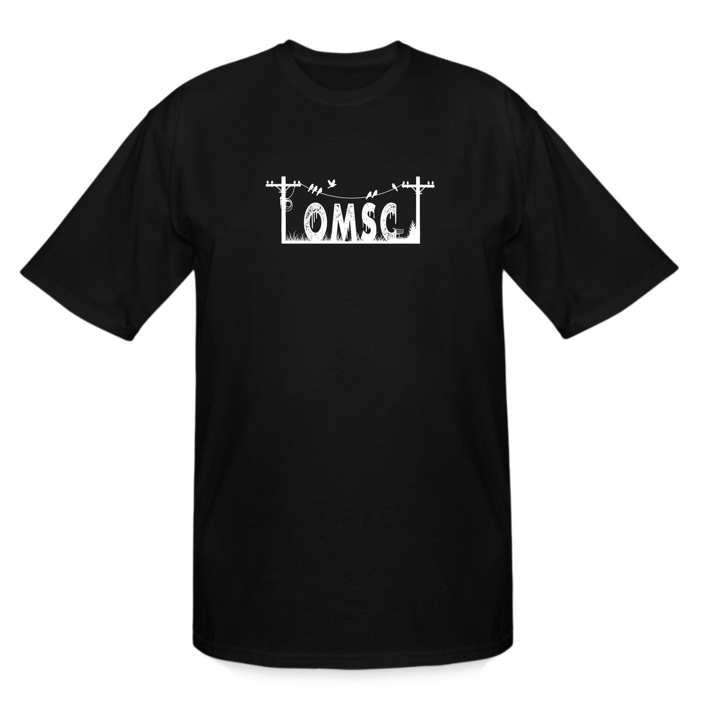 OMSC - Bird Watching - Black Tee - Tall